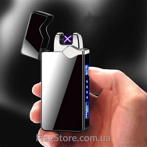 Электроимпульсная USB зажигалка купить, заказать в Киеве FlagStore