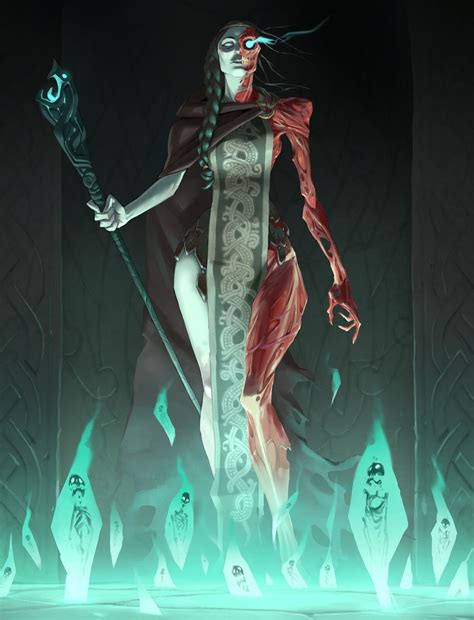 ArtStation - Hel, Guillaume Duchemin | Mythology art, Character art