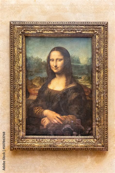 Inside Louvre Museum Mona Lisa
