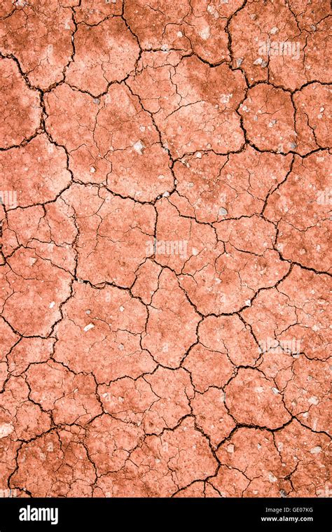 cracked red ground stock photo alamy