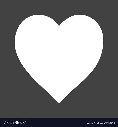 single heart royalty  vector image vectorstock