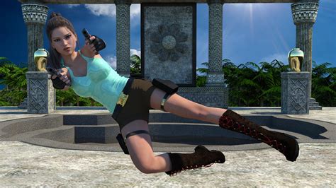 Lara croft 3d cgi realistic animation