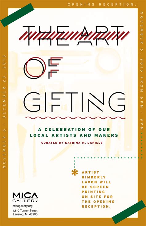 Katrina Daniels | The Art of Gifting, Nov – Dec 2015 | MICA Gallery