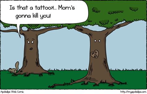 apokalips tree tattoo