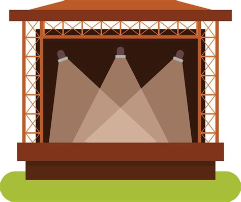 Vector Image Of A Concert Stage 22709695 Vector Art at Vecteezy