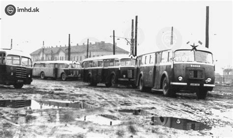 Autobusy Škoda 706 RO a jediný autobus Miesse - AL 680 na raritnej ...