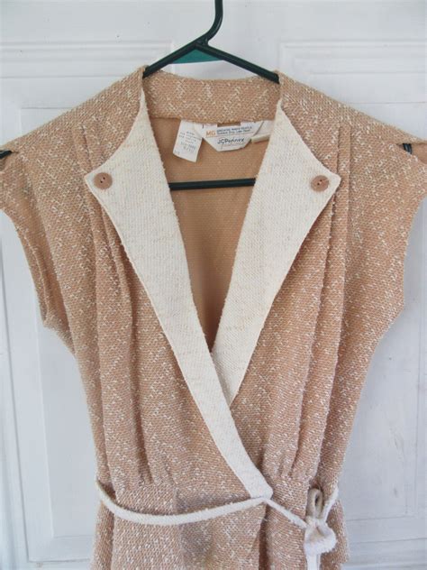 Vintage JC Penney Fashions 1960/ 1970 Mod Wrap Around Dress 9/10 - Etsy