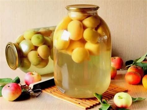 Яблочный компот из свежих яблок на зиму