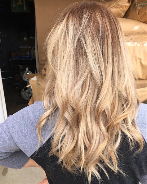 Reverse balayage using Clairol 7n and 5A then toned with Clairol 9v and ...