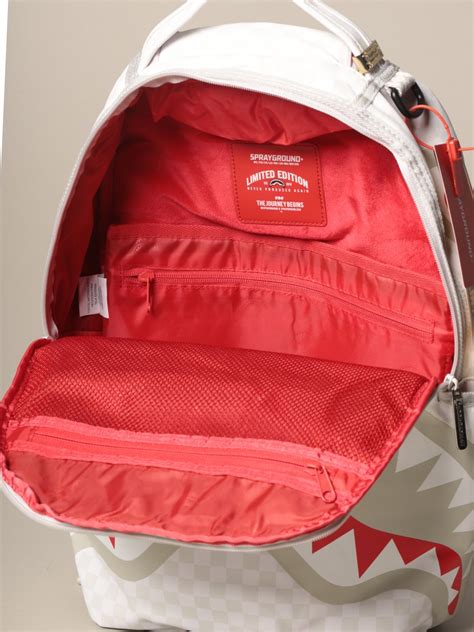 Sprayground Black Leather Backpack | IUCN Water