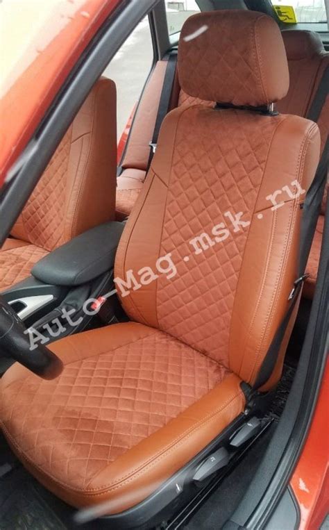 Чехлы на БМВ Х1 (е84) из экокожи с алькантарой от Автопилот — Auto-mag ...