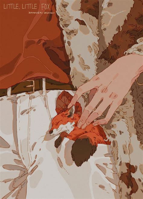 ArtStation - Little,little fox, Xi Zhang | Illustration, Fox art ...