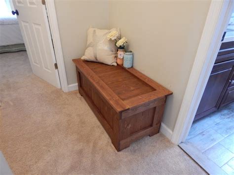 Custom Rustic Wooden Blanket Chest - Etsy