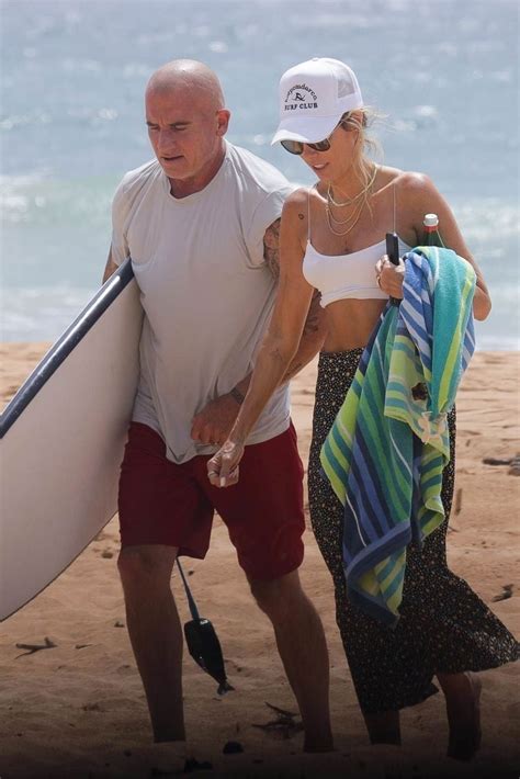 TISH CYRUS and Dominic Purcell on Their Honeymoon in Hawaii 09/04/2023