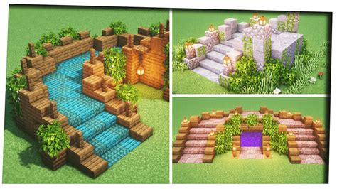 A few Of My Staircase designs! : r/Minecraft