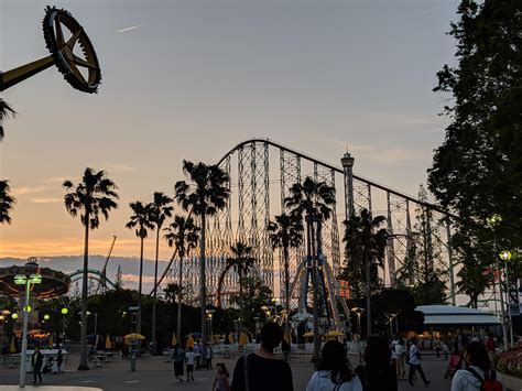 Nagashima Spa Land at Sunset (Trip Review) : r/rollercoasters