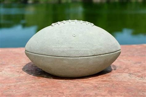 concrete football figure football fans gift idea soccer sculpture