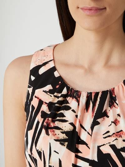 Montego Kleid mit Allover-Muster (black) online kaufen