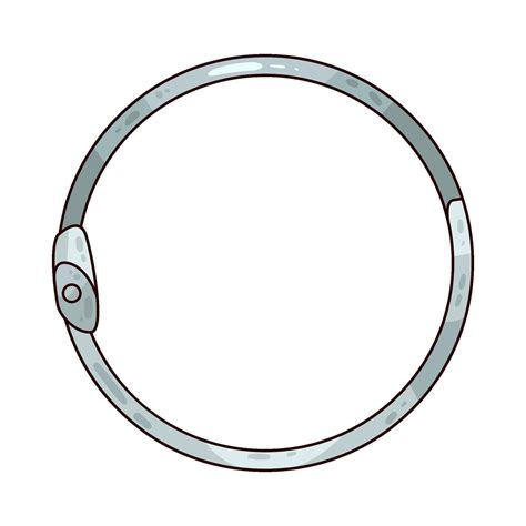 Metal Binder Rings 57130417 Vector Art at Vecteezy