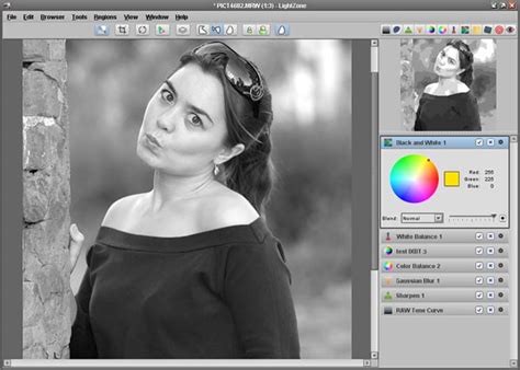 LightZone. Часть 2. Пошаговая обработка фотографий.