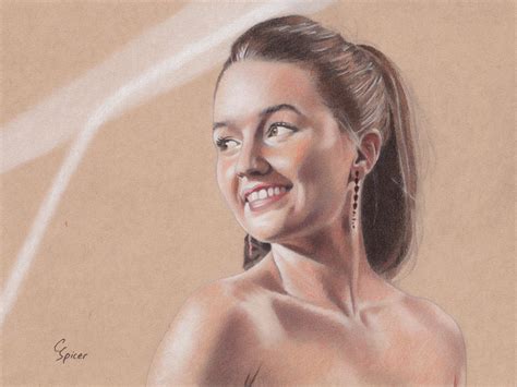 Kaitlyn Dever - Drawing by Christopher Spicer | CBSpicer Art