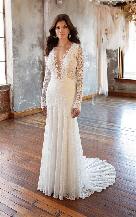Long Sleeve Lace Wedding Dress Hot Sale | bellvalefarms.com
