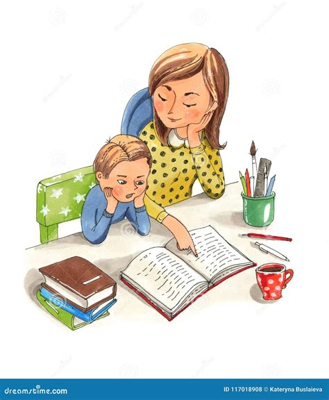 Parents Teaching Sex Education To Their Children. Mother And Father