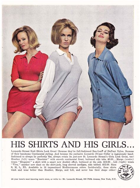 Swinging Sixties Menswear Adverts for Amorous Playboys - Flashbak