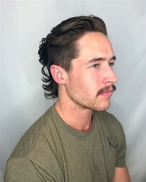 modern mullet men curly