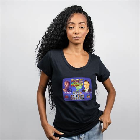 CAMISETA PRETA - BRAZILIAN HISTORY FIGHTERS - LOLJA - Atelier do Sicko LTDA