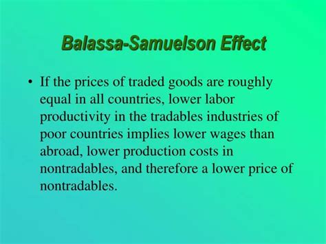 balassa samuelson effect powerpoint