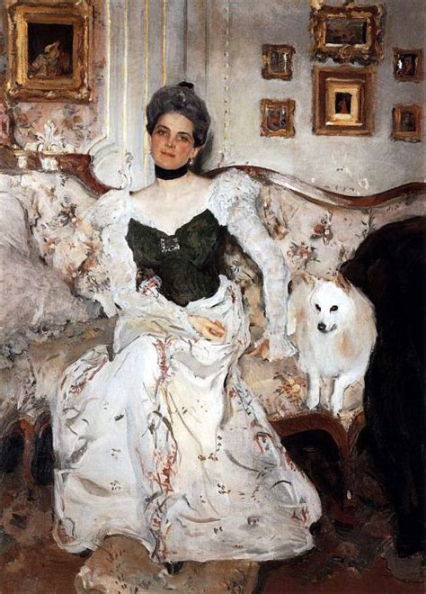 Портрет княгини З. Н. Юсуповой. 1902 (картина) — Валентин Александрович ...