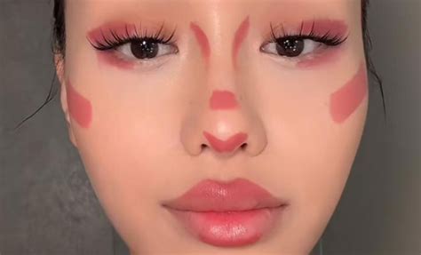 full face  lipstick makeup  viral