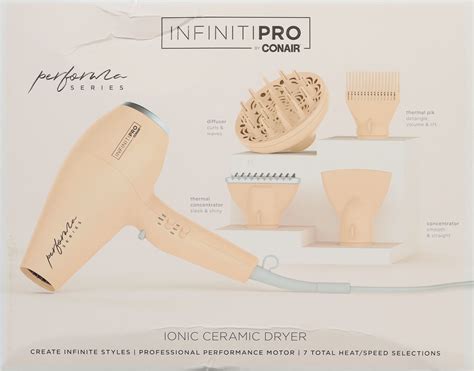 infinitipro  conair performa series hair dryer  diffuser