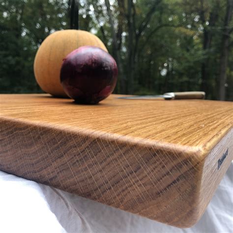Large white oak cutting board