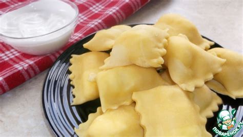 Равиоли с сыром и творогом – кулинарный рецепт