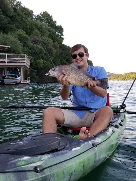 First freshwater drum, it was blast to catch! : r/Fishing