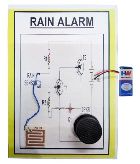 MELODY'S Rain Alarm Physics Science Working Model-Project - Buy MELODY'S Rain Alarm Physics ...