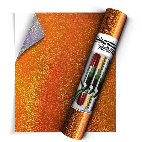 GM Holographic Orange Vinyl - GM Crafts