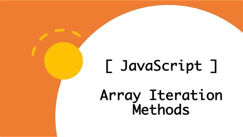 javascript array iteration methods rlearnjavascript