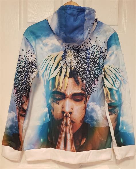 NWT Respect XXXTentacion 3D Graphic Printed Hoodie Sz M Teens ...