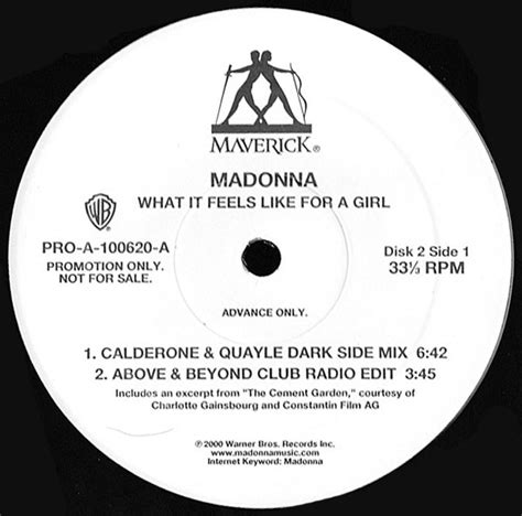 madonna   feels    girl vinyl  promo  rpm
