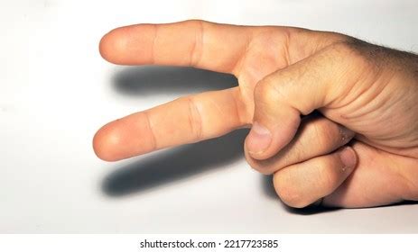 Human Hand Sign Number 2 Stock Photo 2217723585 | Shutterstock