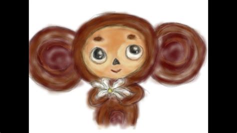Digital Art // Cheburashka //чебурашка // 2015 12 14 - YouTube