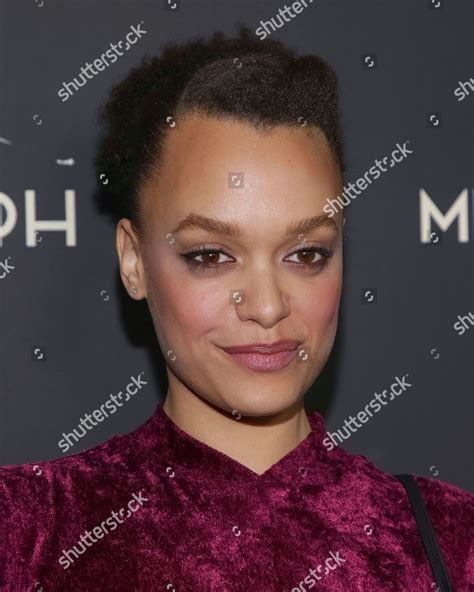 Britne Oldford Attends Second Year Anniversary Editorial Stock Photo