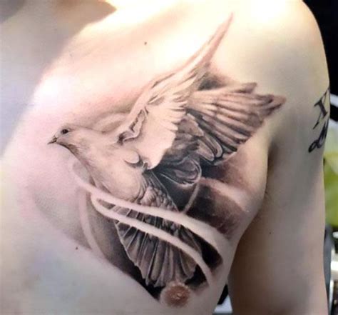 Best White Dove Tattoo Idea