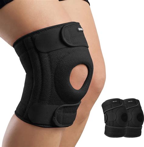 AVIDDA Knee Supports, Open Patella Knee Brace for Men Women, Neoprene