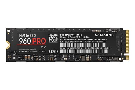 Samsung SSD 960 PRO NVMe M.2 512GB:Caracterísiticas,Opiniones y Precio ...