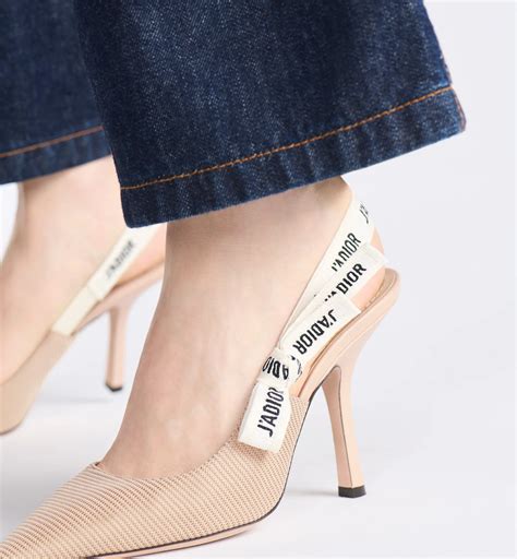 J'Adior Slingback Pump Nude Technical Fabric | DIOR