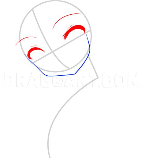 anime face how to draw
